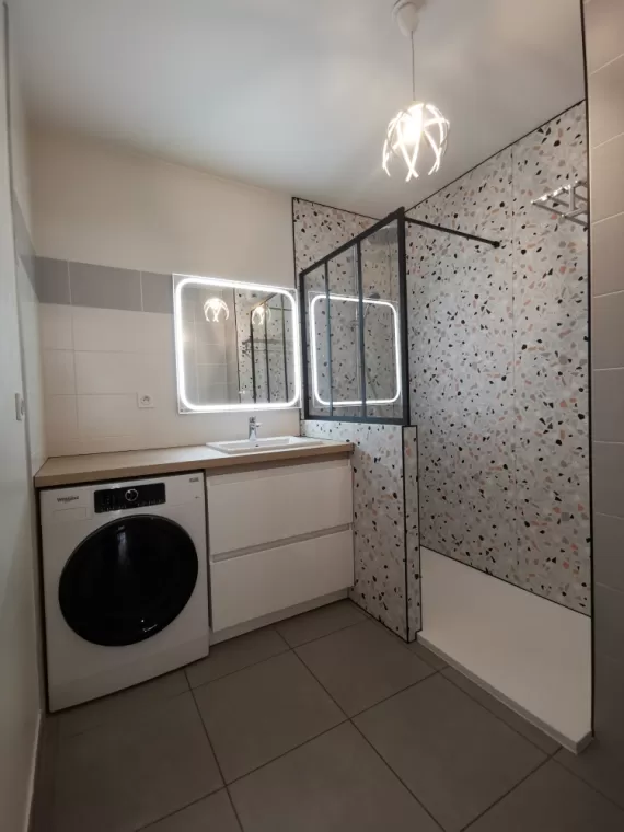 Rénovation d'une salle de bain à Aix-les-Bains , Aix-les-Bains, Mellerin Mickaël